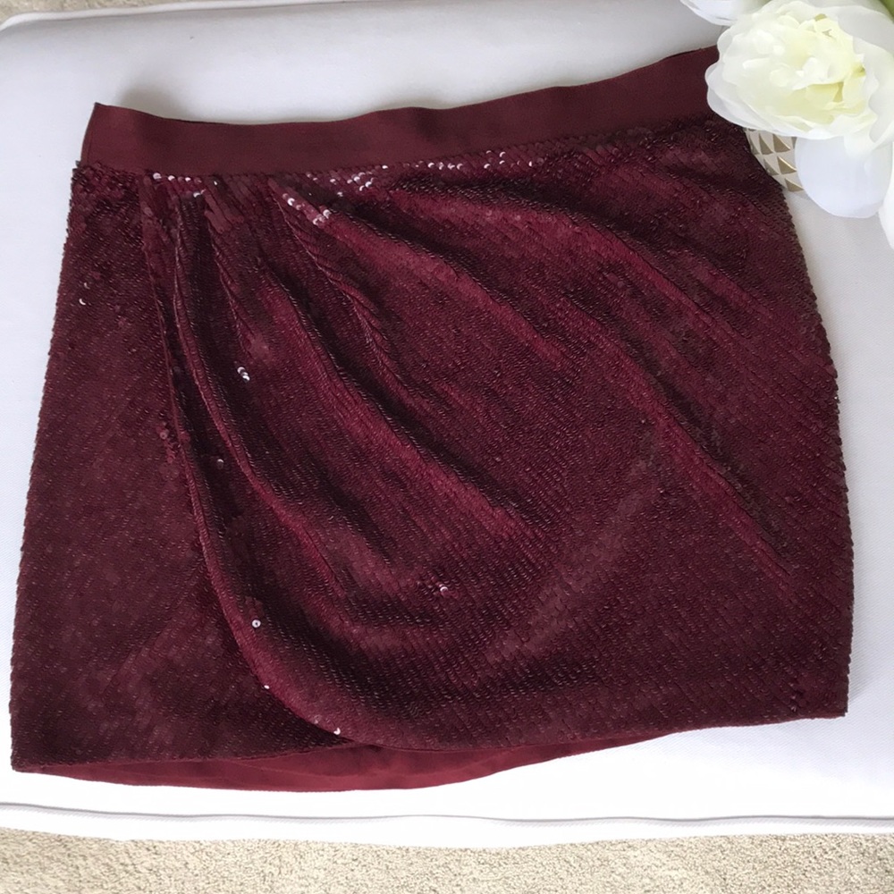 Haute Hippie Sequin mini skirt